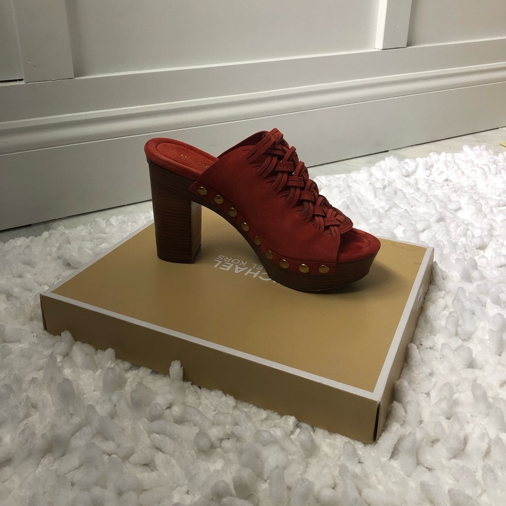 Red Michael Kors High Heels
